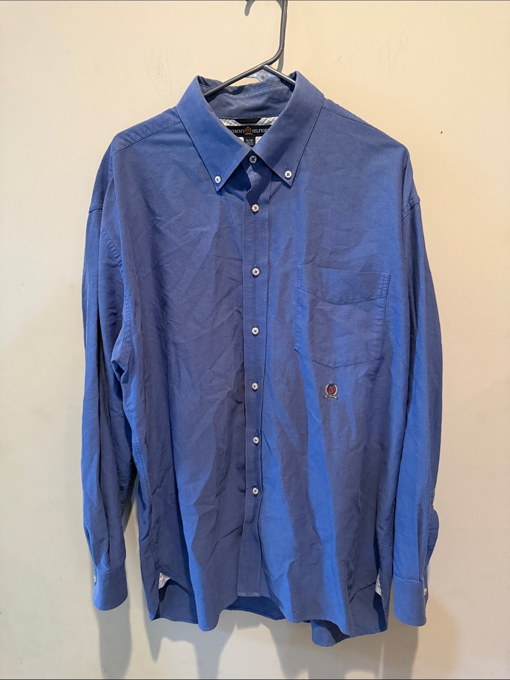 Tommy Hilfiger Men’s Blue Button-Down Shirt